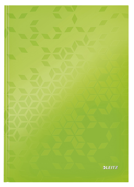 Cahier de notes Leitz WOW A4 ligné 160 pages 90g vert