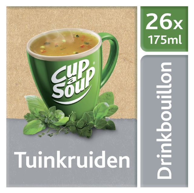 Cup-a-Soup Unox Bouillon aux herbes aromatiques 26x 175ml