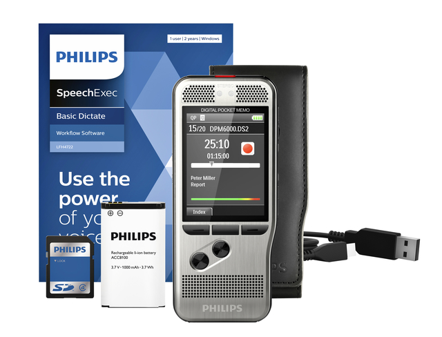 Dicteerapparaat Philips PocketMemo DPM6000