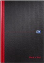 Cahier de notes Oxford Black n'Red A4 96 feuilles uni
