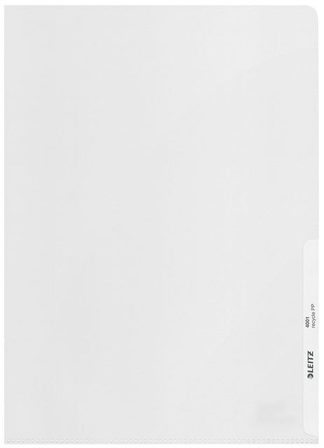 Pochette modèle L Leitz Recycle A4 PP 0,10mm transparent 25 pièces