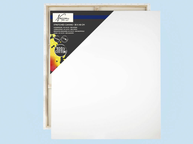 Canvas Nassau fine art 30x40cm 100% katoen