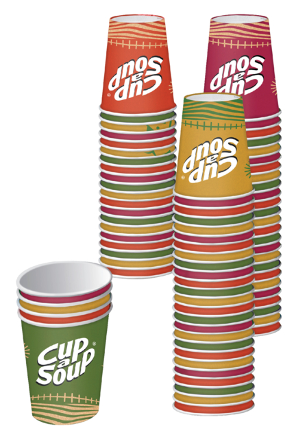 Beker Cup-a-Soup karton 175ml 1000 stuks