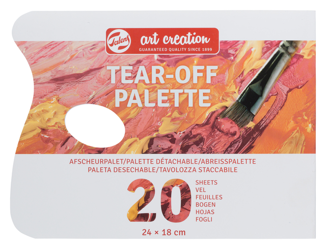 Palette détachable Talens Art Creation 20 feuilles