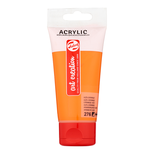 Peinture acrylique Talens Art Creation 276 Orange Azo tube 75ml