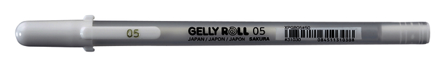 Roller Gel Sakura Gelly Roll Basic 05 0,3mm blanc