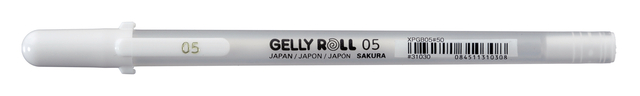 Roller Gel Sakura Gelly Roll Classic 05 set 5 pièces blanc