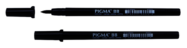 Stylo pinceau Sakura Pigma large noir