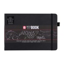 Schetsboek Sakura 80 zwarte vellen 140gr 210x148mm zwart