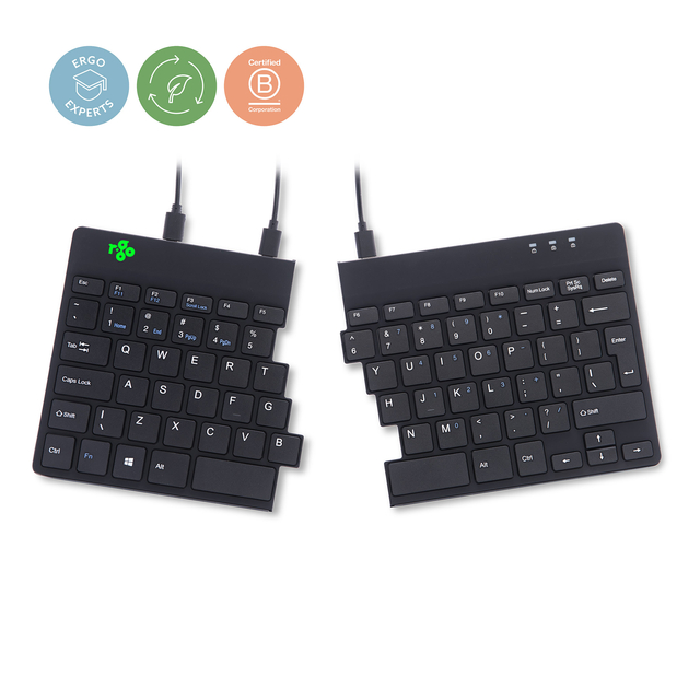 Clavier ergonomique R-Go Tools Split Break QWERTY noir