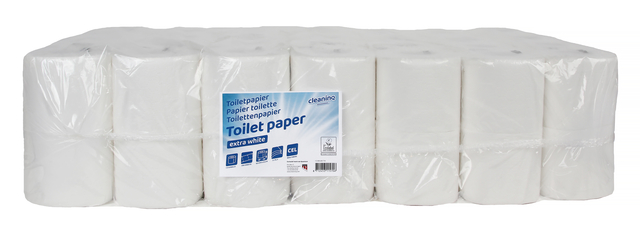 Toiletpapier Cleaninq T4 3-laags 56x250 vel wit