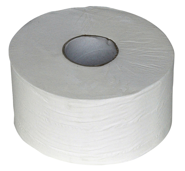 Toiletpapier Euro Products Q5 jumbo klein 2-laags 180m wit 240018