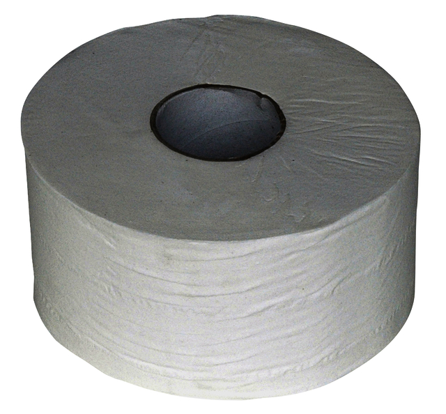 Toiletpapier Euro Products Q5 mini jumbo 2l 180m wit 240018