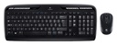 Toetsenbord- en muisset Logitech MK330 draadloos QWERTY zwart