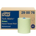 Handdoekrol Tork H1 Matic Advanced 2-laags 150m groen 290076