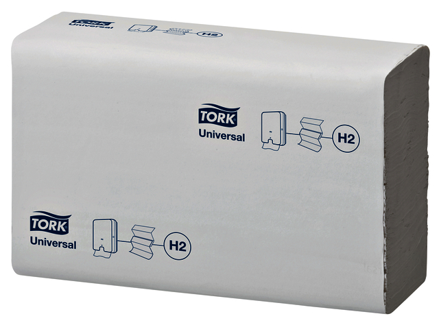 Handdoek Tork H2 Xpress Universal multifold 1-laags 213x234mm 20x250 vel wit 471093