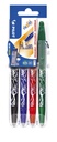 Roller PILOT FriXion Set2Go Medium basique assorti 4 pièces