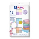 Pâte à modeler Fimo Soft Colour 12 couleurs pastel