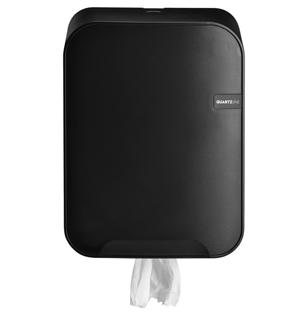 Distributeur papier de nettoyage QuartzLine Q16 441154 Midi noir