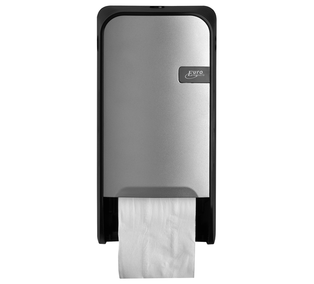 Distributeur papier toilette QuartzLine Q1 441091 Duo argent