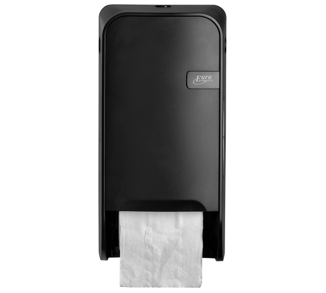 Distributeur papier toilette QuartzLine Q1 441051 Duo noir