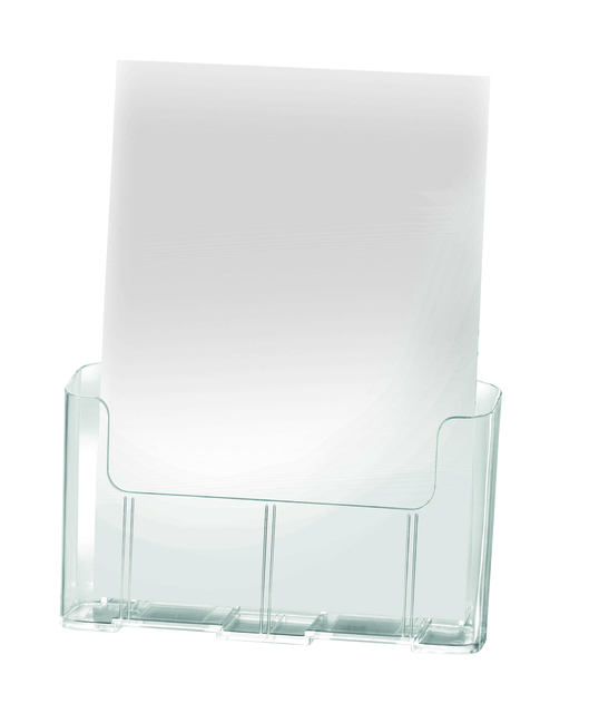 Porte-brochures Quantore A4 transparent