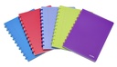 Schrift Atoma A4 blanco 144blz 90gr PP transparant assorti