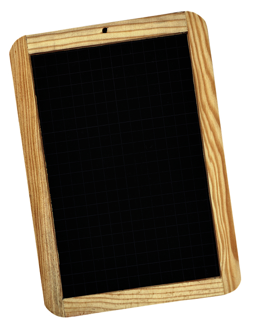 Krijtbord Giotto houten frame 18x26cm