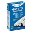 Craie tableau noir Giotto blanche boîte 10 pièces