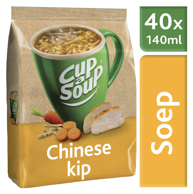 Cup-a-Soup Unox machinezak Chinese kip 140ml