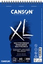 Bloc à dessin Canson XL Multitechnique A5 15 feuilles 300g blanc