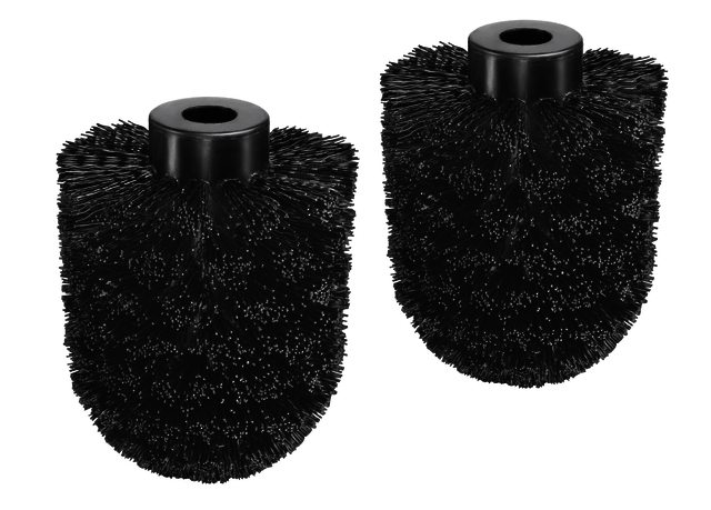 Brosse WC de réserve Satino Black 332150 noir 2 pièce