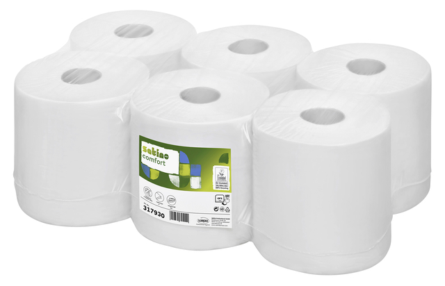 Papier de nettoyage Satino Comfort CF1 317930 1 épaisseur 275m blanc