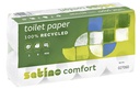 Papier toilette Satino Comfort MT1 027060 2 épaisseurs 400 feuilles blanc