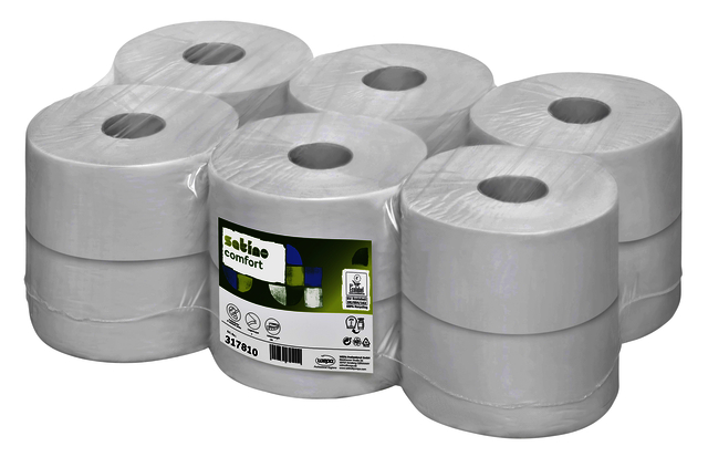 Toiletpapier Satino Comfort JT1 2-laags 180m wit 317810