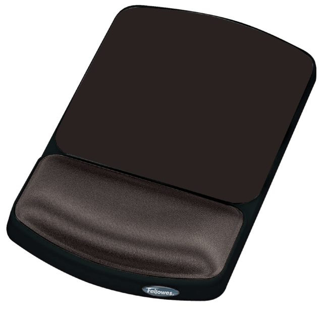 Tapis souris repose-poignet Fellowes gel réglable graphite