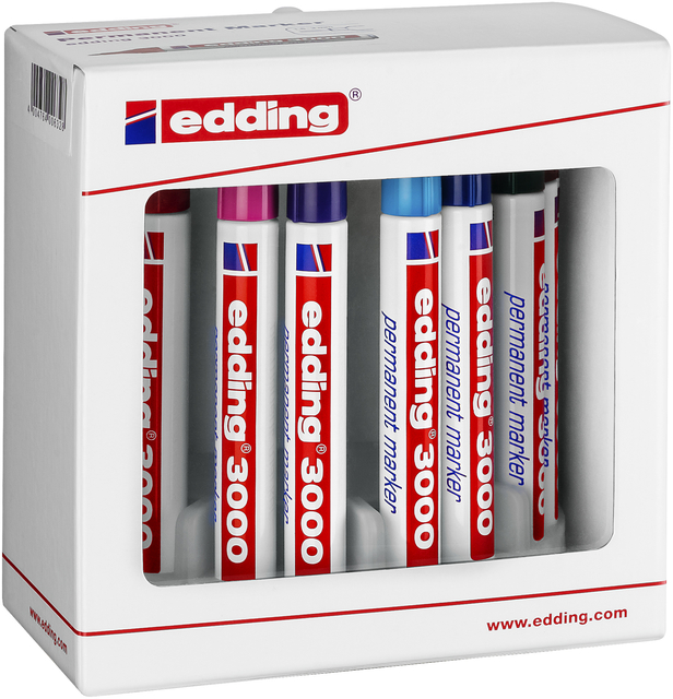 Feutre edding 3000 ogive 1,5-3mm assorti set 10 pièces