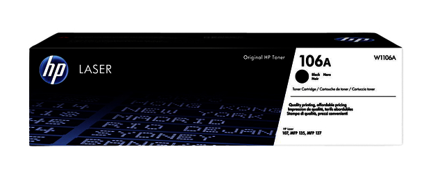 Cartouche toner HP 106A W1106A noir