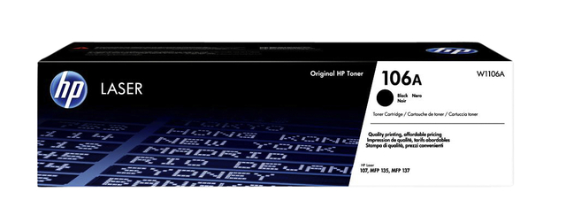 Cartouche toner HP 106A W1106A noir