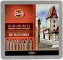 Crayon pastel Koh-I-Noor gioconda 24 pièces assorti