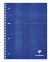 Bloc de cours Clairefontaine Studium A4+ carreau 5x5mm 4 perf 80 pages assorti