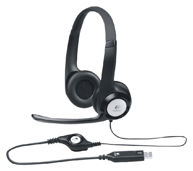 Casque Logitech H390 on-ear noir