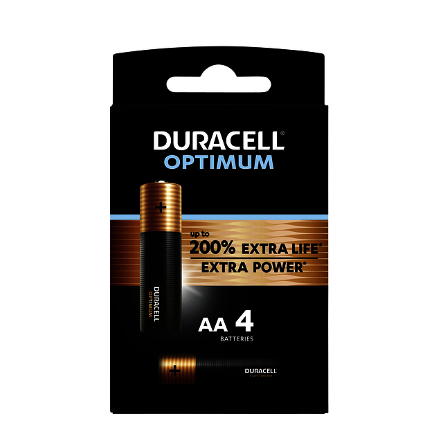 Pile Duracell Optimum 200% 4x AA