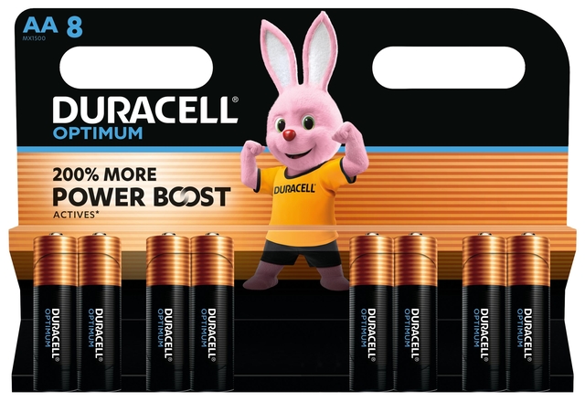 Pile Duracell Optimum 8x AA