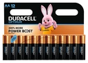 Batterij Duracell Optimum 12x AA