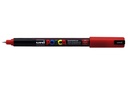 Paintmarker Uni POSCA PC1MR extra fijn rood