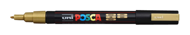 Marqueur peinture Posca PC3M Fin or