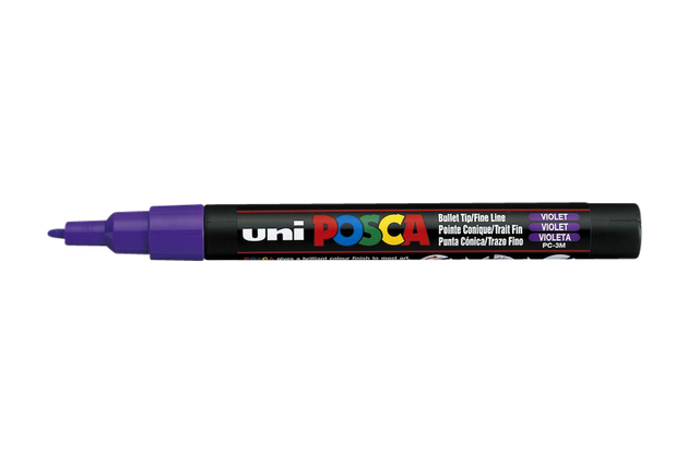 Paintmarker Uni POSCA PC3M fijn paars