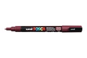 Paintmarker Uni POSCA PC3M fijn wijnrood
