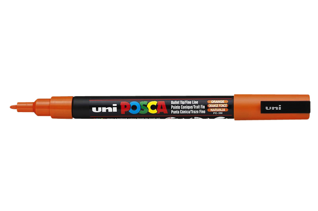 Marqueur peinture Posca PC3M Fin orange foncé